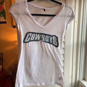 Cowboys Football - T-Shirt (Burn-out) - Small